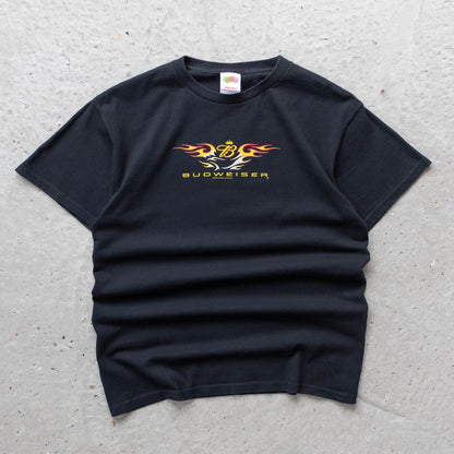 Budweiser Tribal Flame Logo Tee – 2000s (M)