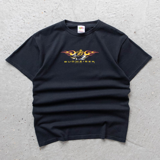 Budweiser Tribal Flame Logo Tee – 2000s (M)