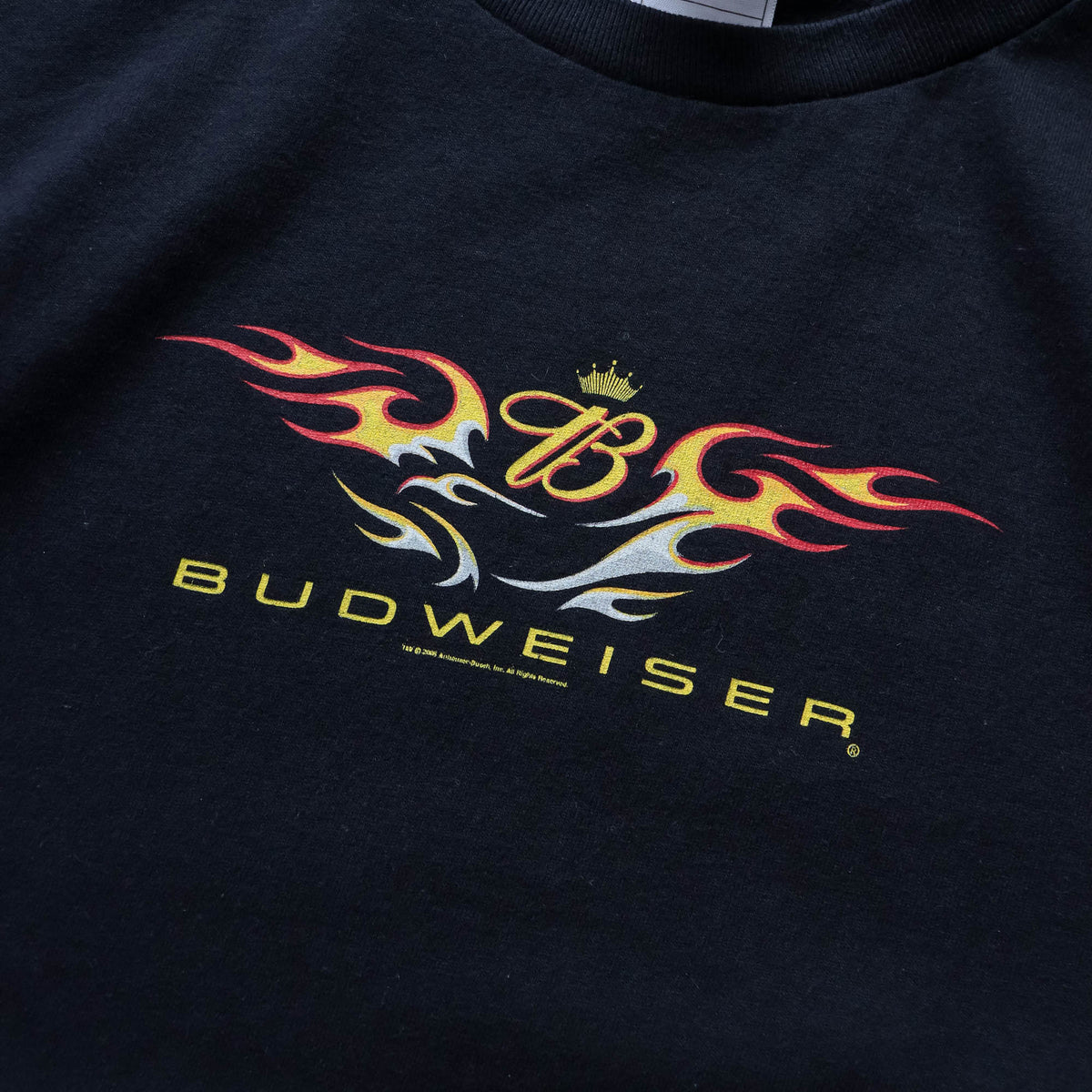 Budweiser Tribal Flame Logo Tee – 2000s (M)