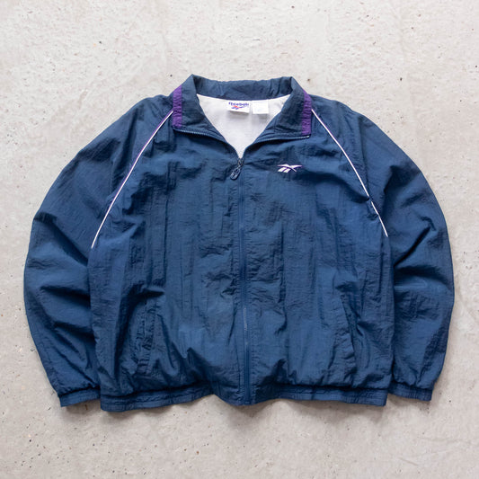 Reebok Embroidered Logo Windbreaker Jacket - 90s (XL)