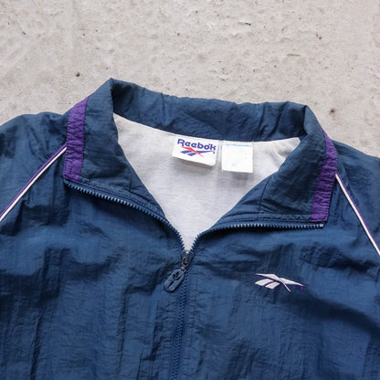 Reebok Embroidered Logo Windbreaker Jacket - 90s (XL)