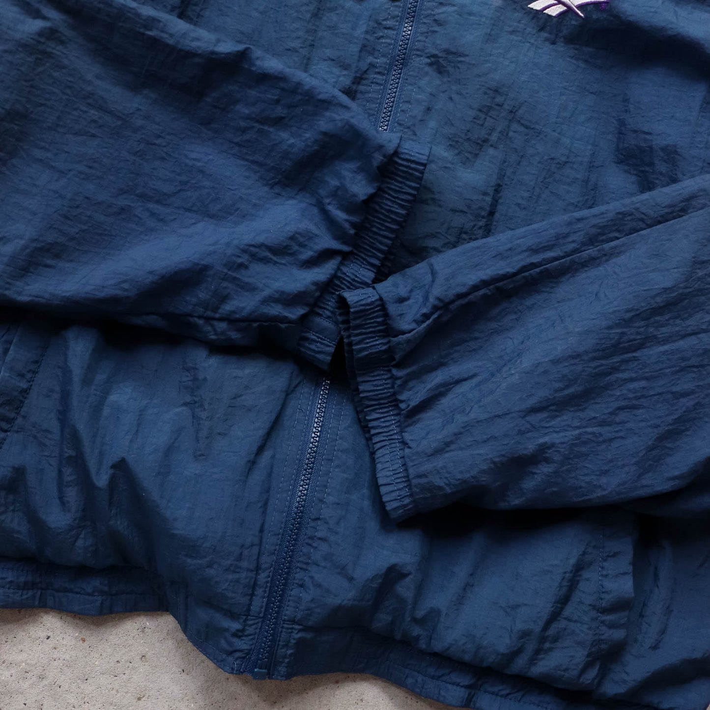 Reebok Embroidered Logo Windbreaker Jacket - 90s (XL)