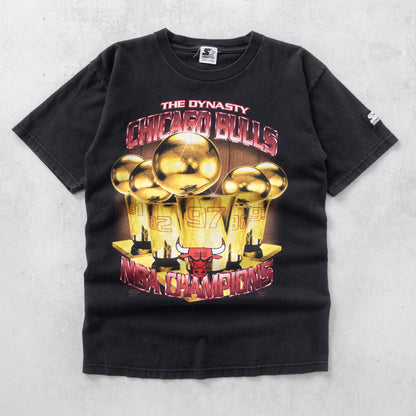 Vintage 1997 Chicago Bulls NBA Champions Tee - S