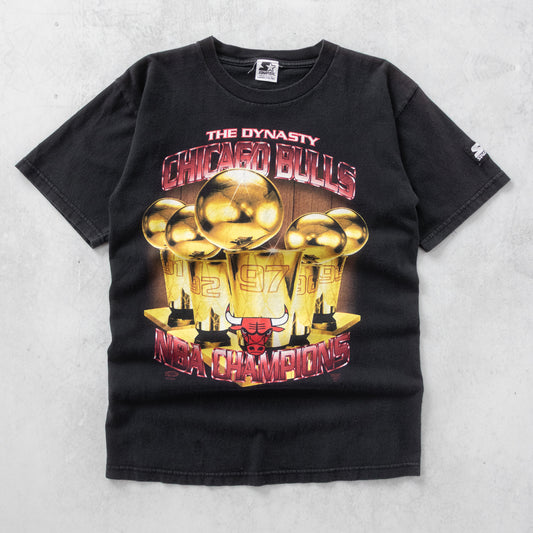 Vintage 1997 Chicago Bulls NBA Champions Tee - S