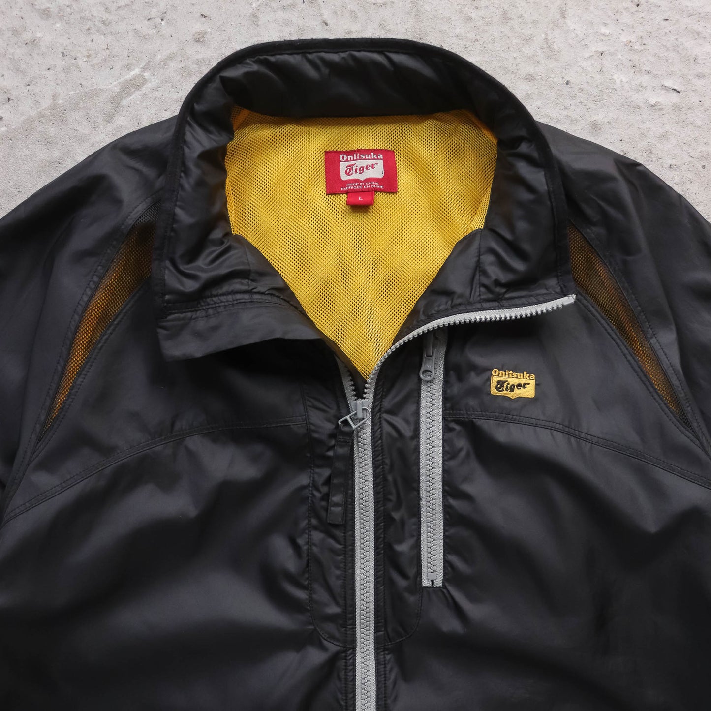 Onitsuka Tiger Technical Windbreaker Jacket - 2000s (L)