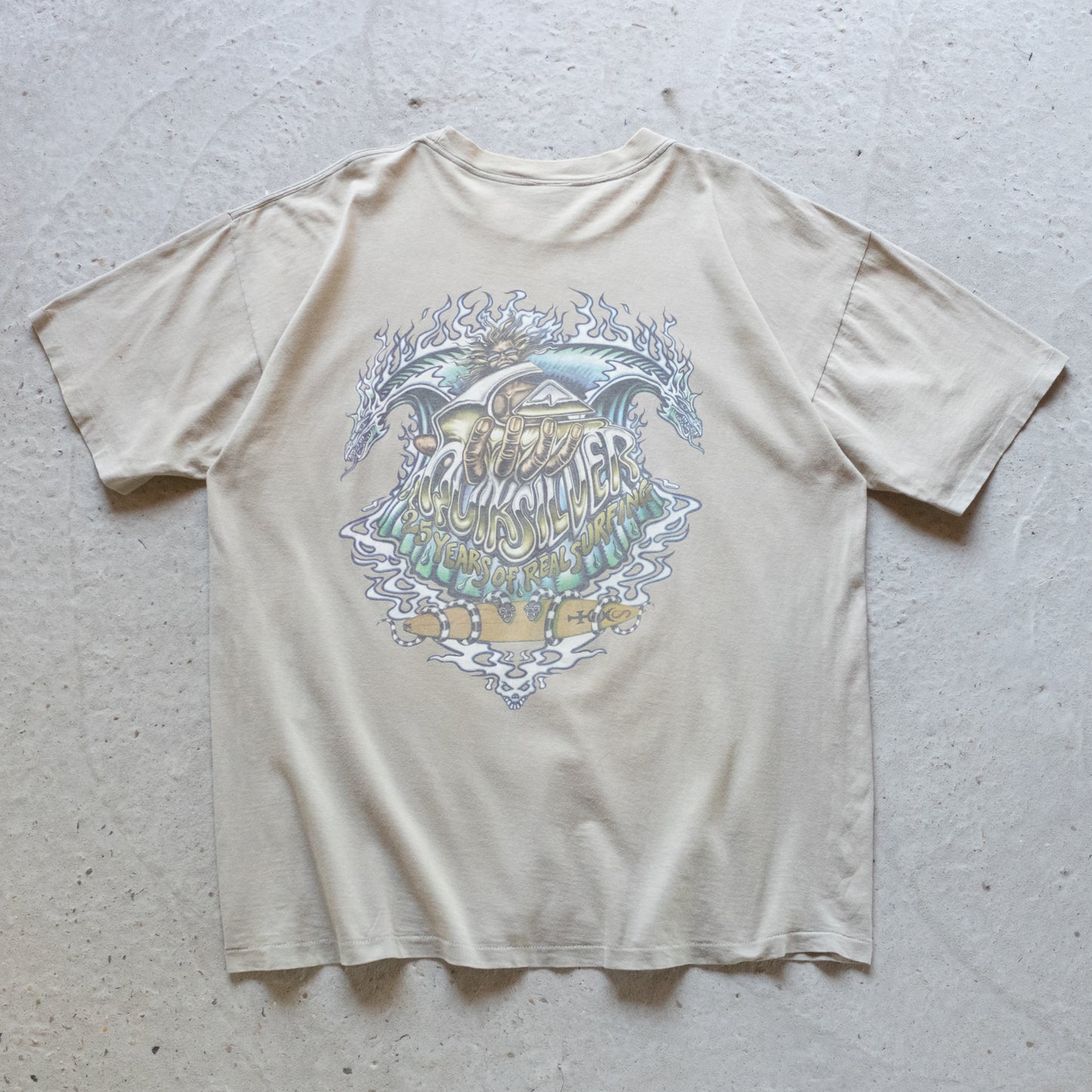 Vintage 1992 Quiksilver 25th Anniversary Tee - XL