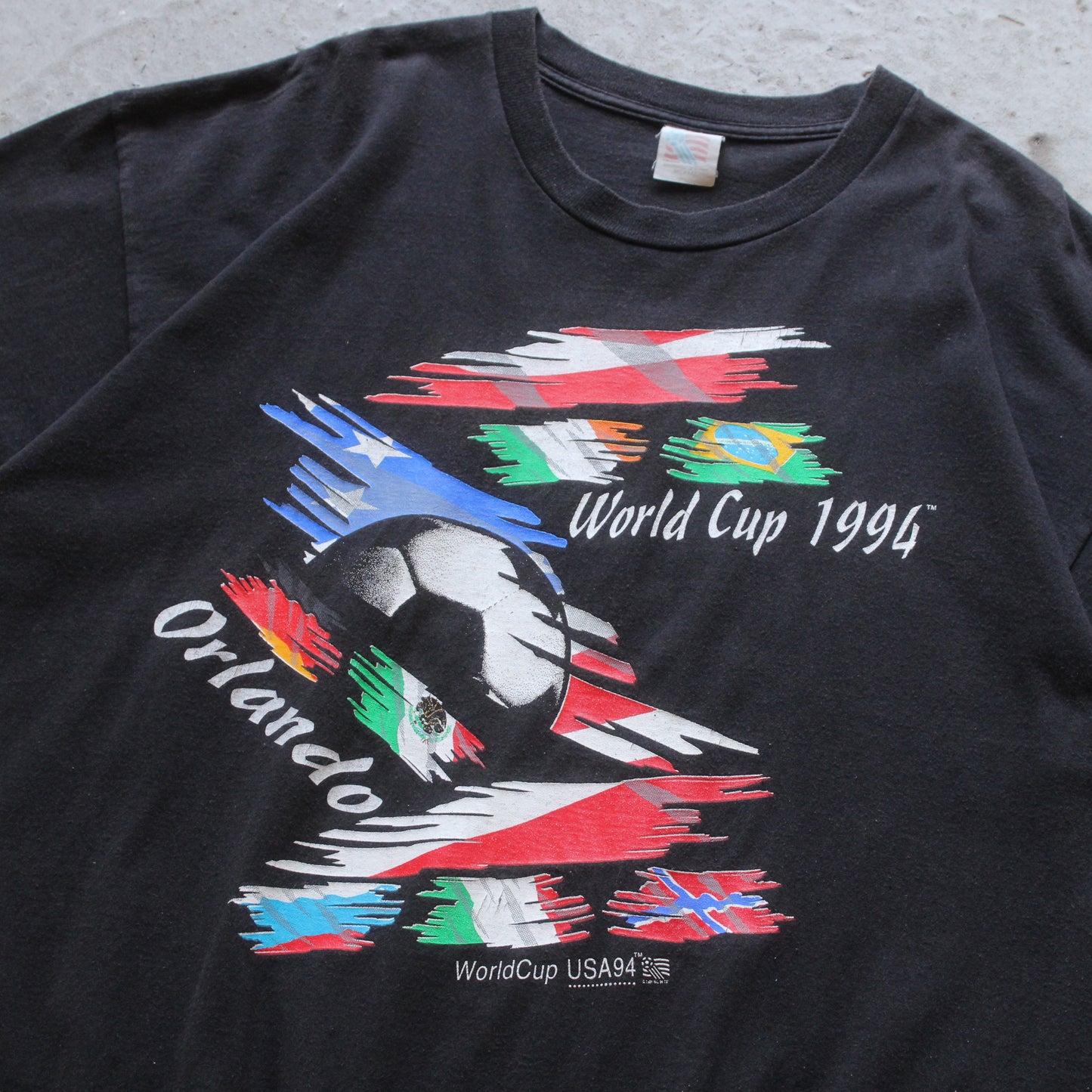 Vintage 1994 FIFA World Cup USA Football Tee - XL