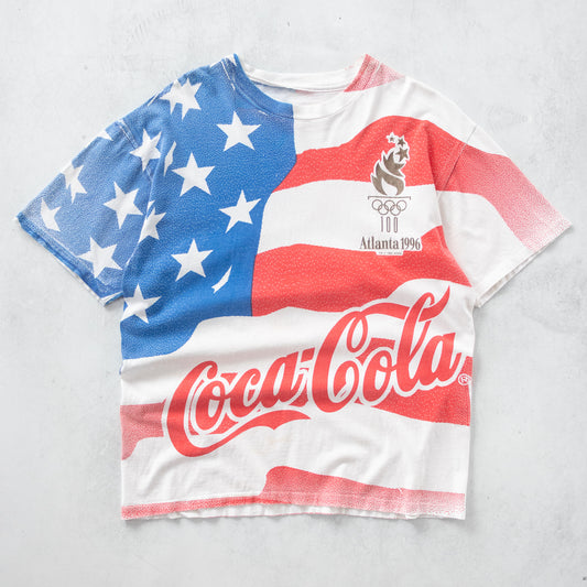 Vintage 1996 Coca-Cola Atlanta Olympics Tee - L