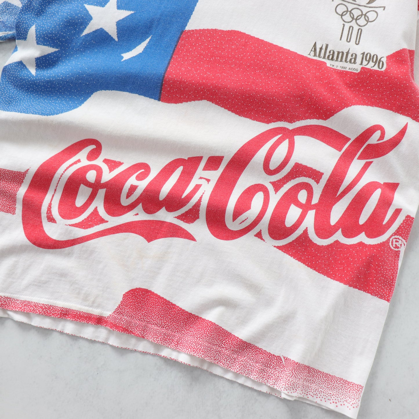 Vintage 1996 Coca-Cola Atlanta Olympics Tee - L