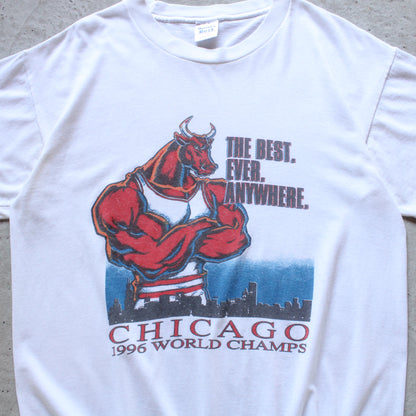 Vintage 1996 Chicago Bulls NBA Champions Tee - L