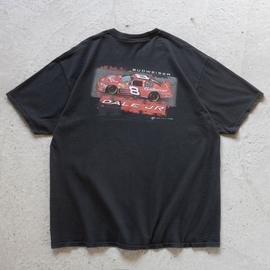 Vintage 2000s Dale Earnhardt Jr Budweiser NASCAR Tee - XL