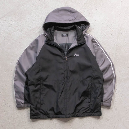 ASICS Quilted Hooded Jacket - 90s (L)