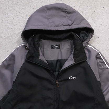 ASICS Quilted Hooded Jacket - 90s (L)