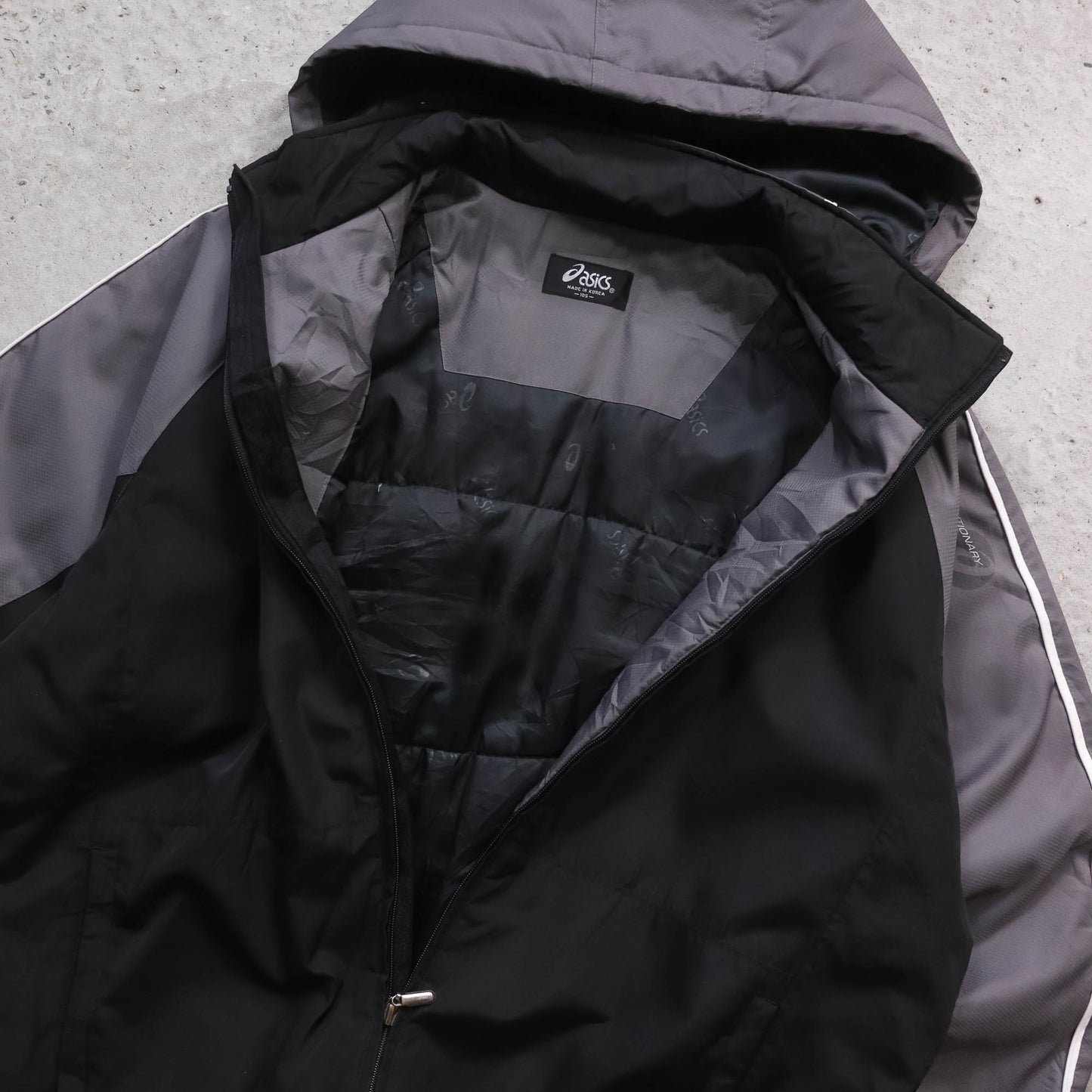 ASICS Quilted Hooded Jacket - 90s (L)