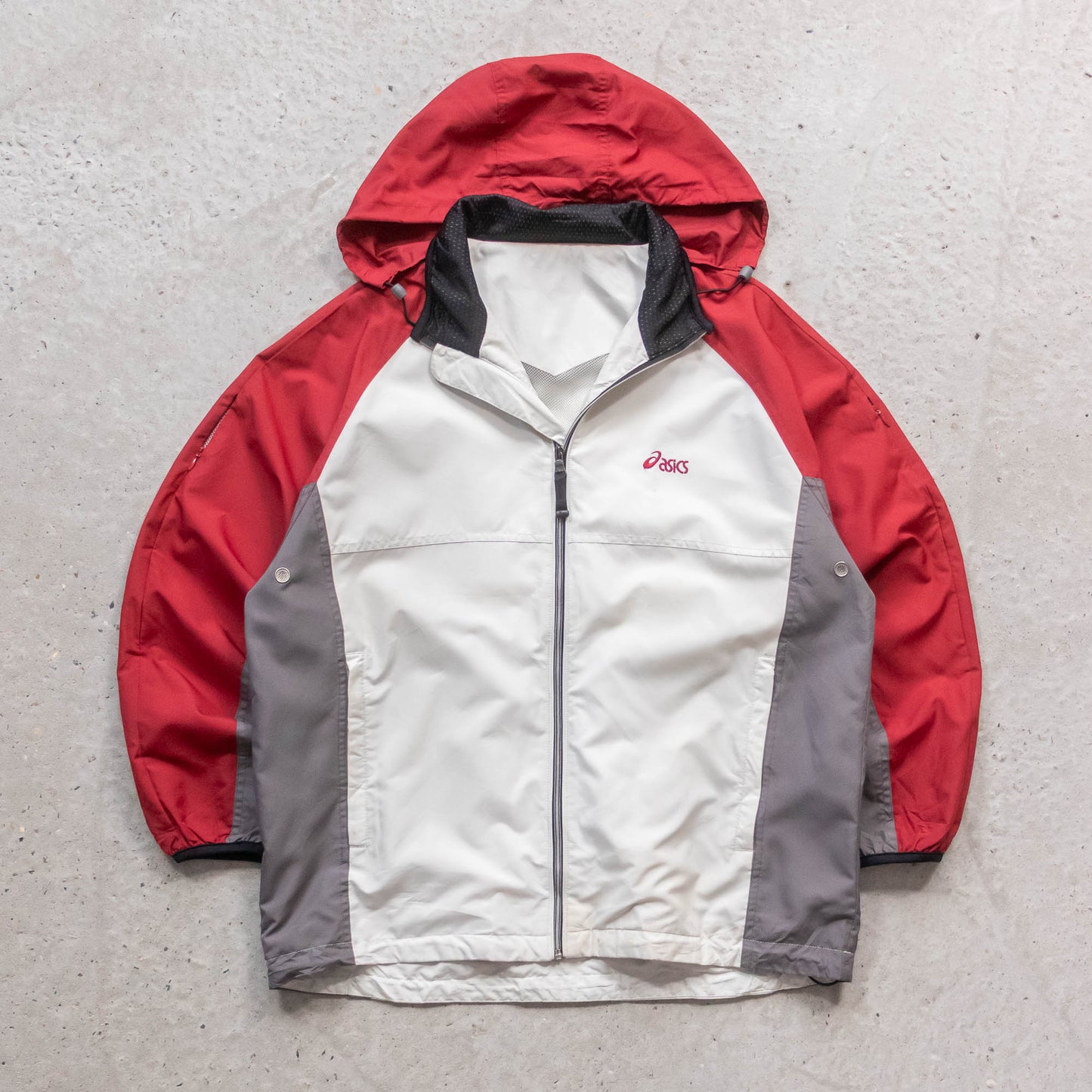 ASICS Colourblock Windbreaker Jacket - 2000s (L)