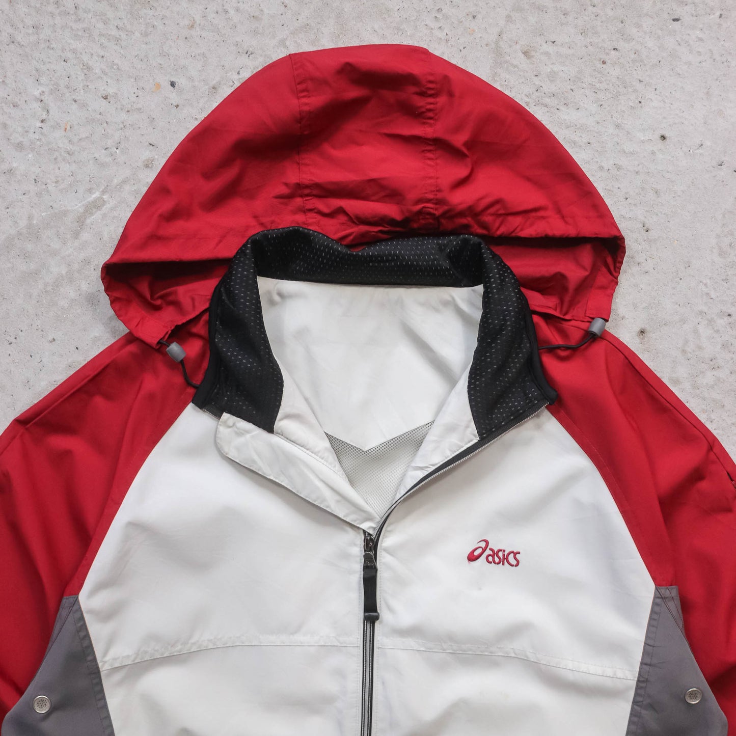 ASICS Colourblock Windbreaker Jacket - 2000s (L)