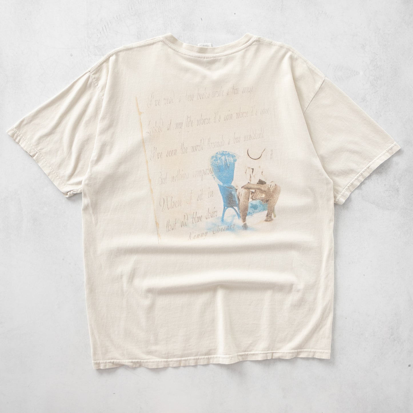 Vintage 2005 Kenny Chesney Old Blue Chair Tee - XL
