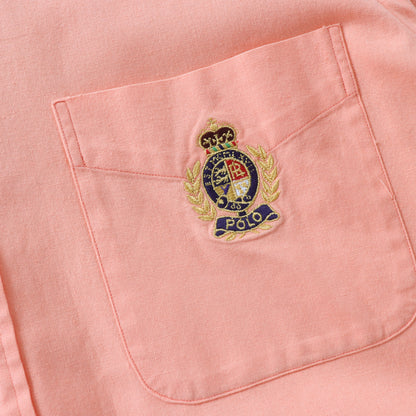 Vintage 90s Polo Ralph Lauren Crest Button Up Shirt - M