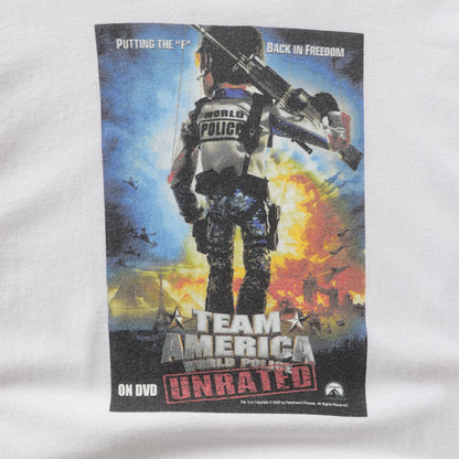 Vintage 2005 Team America World Police Movie Promo Tee - XL