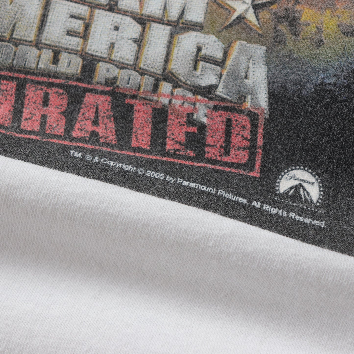 Vintage 2005 Team America World Police Movie Promo Tee - XL