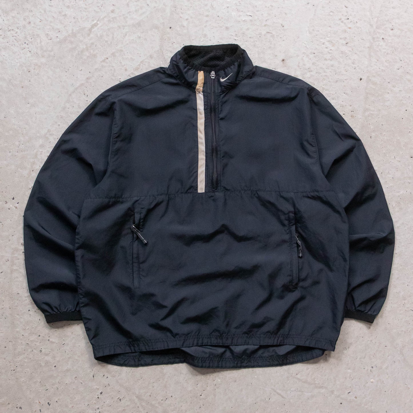 Nike Mini Swoosh 1/4 Zip Windbreaker Jacket - 2000s (L)