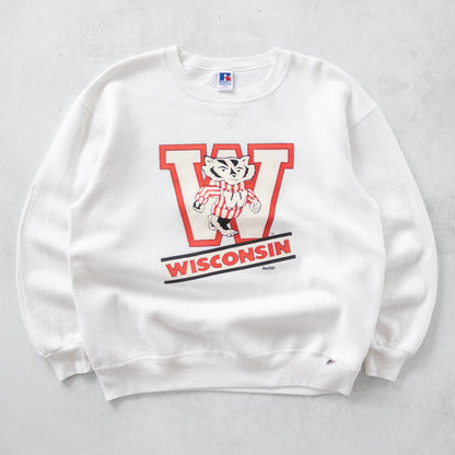 Vintage 90s Wisconsin Badgers Russell Athletic Sweatshirt - XXL