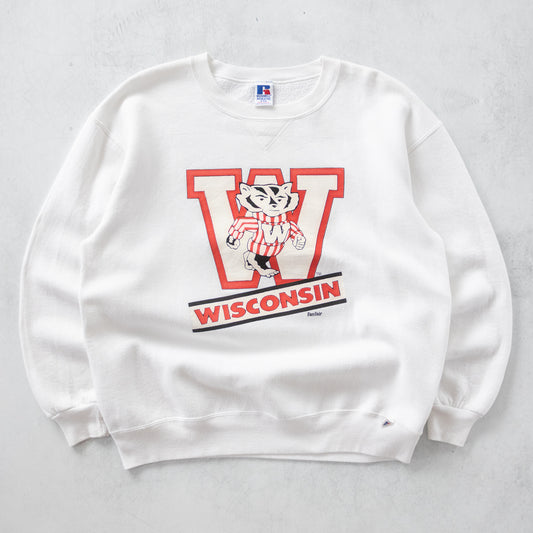 Vintage 90s Wisconsin Badgers Russell Athletic Sweatshirt - XXL
