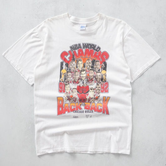 Vintage 1992 Chicago Bulls NBA Champions Tee - L