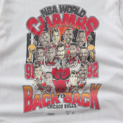 Vintage 1992 Chicago Bulls NBA Champions Tee - L