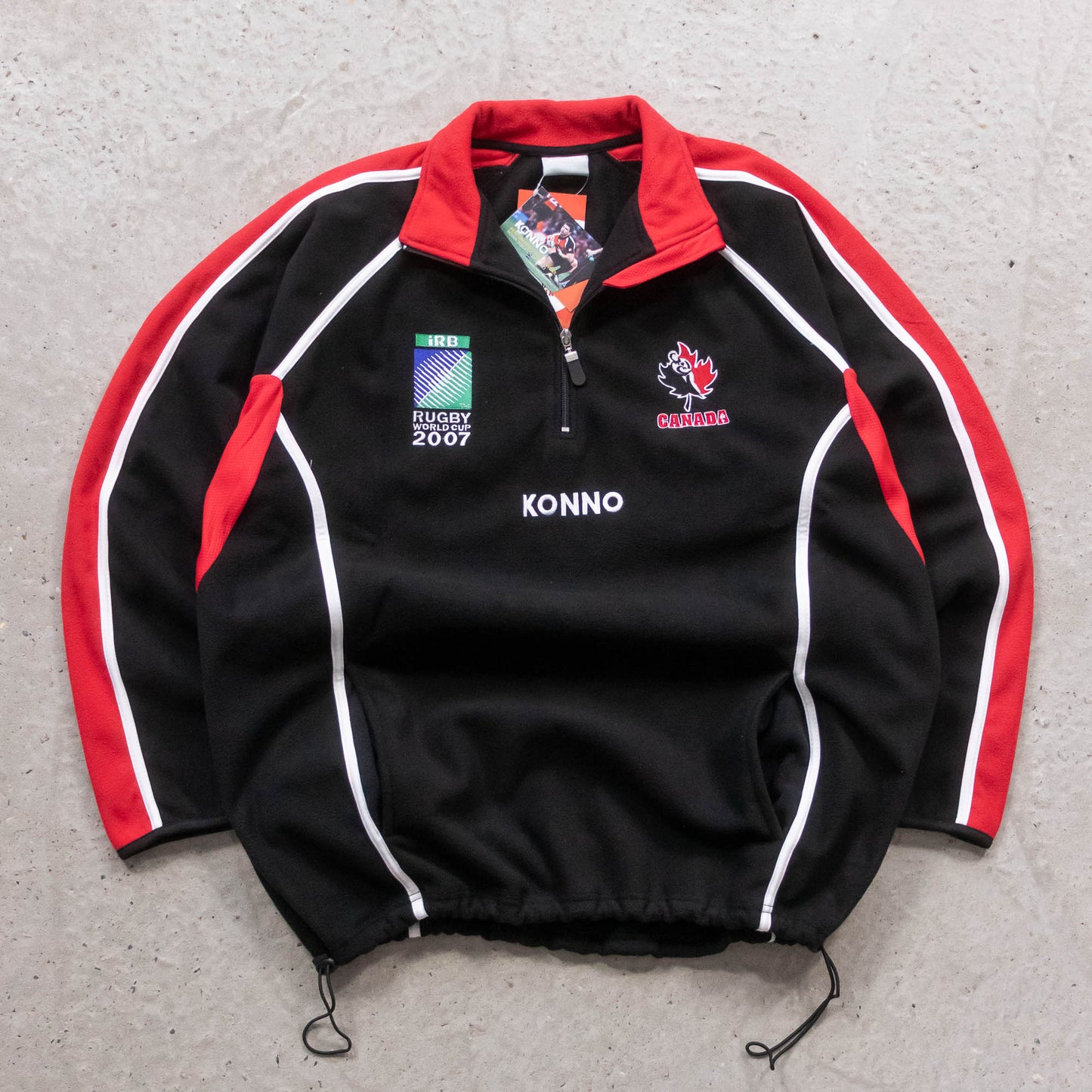 Canada Rugby World Cup 1/4 Zip Fleece Pullover - 2007 (XL)