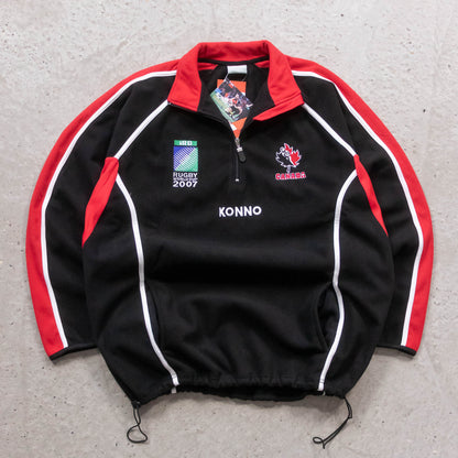 Canada Rugby World Cup 1/4 Zip Fleece Pullover - 2007 (XL)
