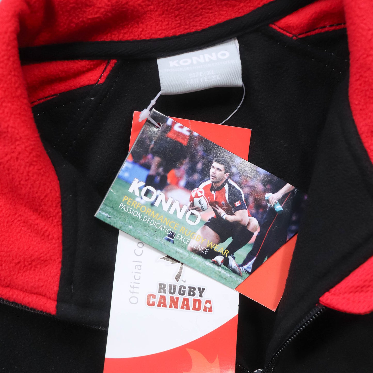 Canada Rugby World Cup 1/4 Zip Fleece Pullover - 2007 (XL)