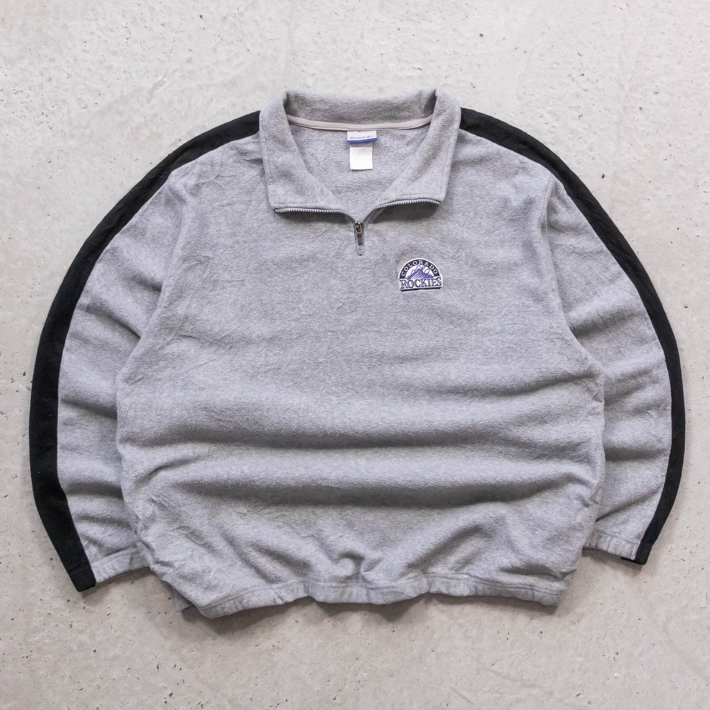 Colorado Rockies Reebok 1/4 Zip Fleece Pullover - 90s (XXL)