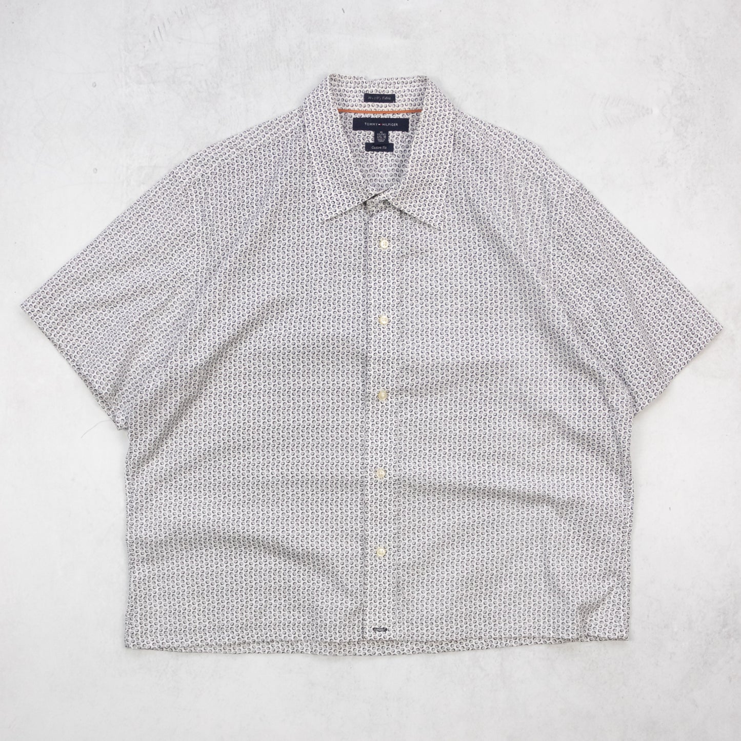 Vintage Tommy Hilfiger Cropped Button Up Shirt - XL