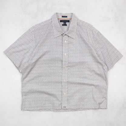 Vintage Tommy Hilfiger Cropped Button Up Shirt - XL