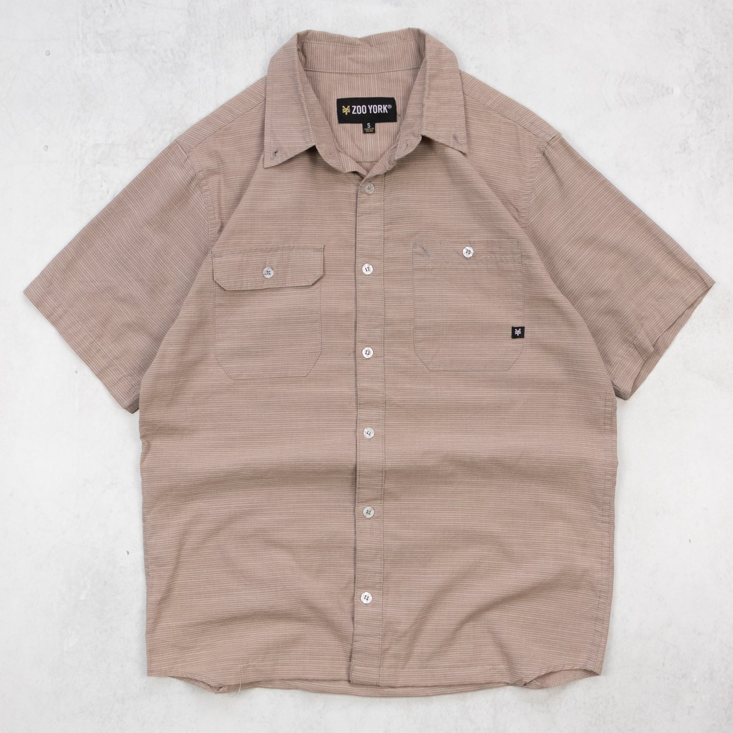 Vintage Zoo York Cropped Button Up Shirt - S