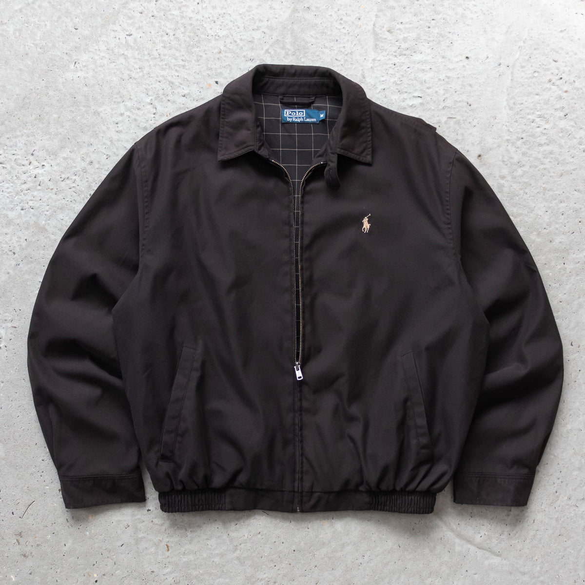 Polo Ralph Lauren Plaid Lined Harrington Jacket - 2000s (M)