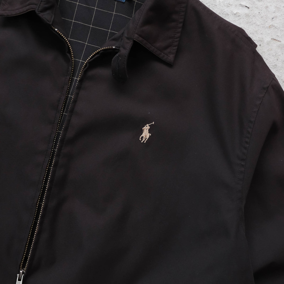 Polo Ralph Lauren Plaid Lined Harrington Jacket - 2000s (M)