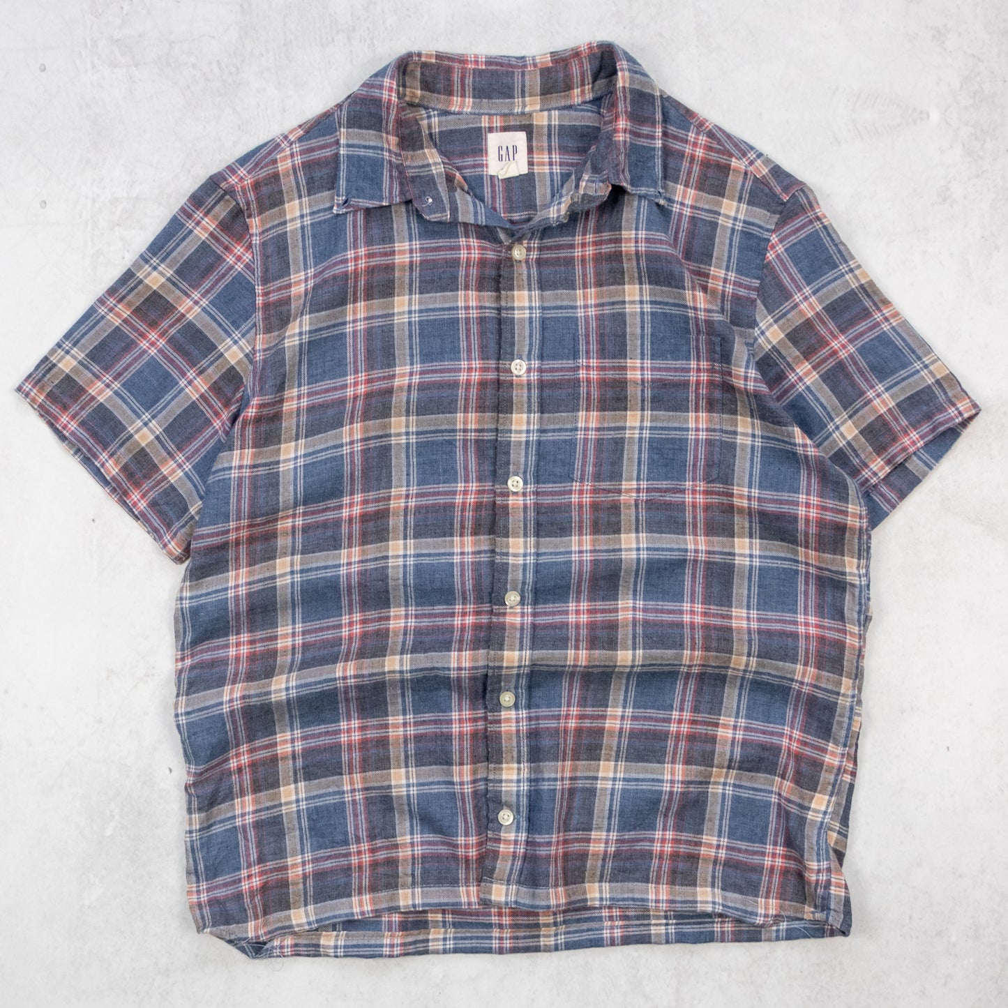 Vintage GAP Cropped Button Up Shirt - M