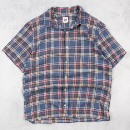 Vintage GAP Cropped Button Up Shirt - M