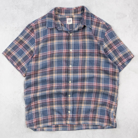 Vintage GAP Cropped Button Up Shirt - M