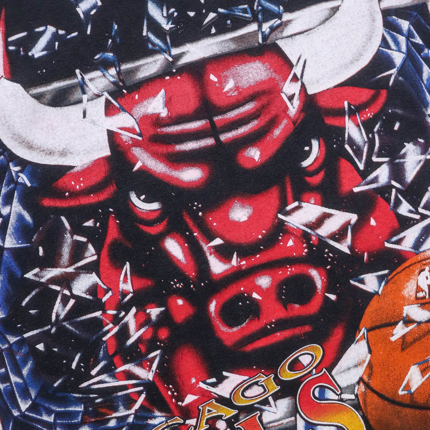 Chicago Bulls Shattered Backboard NBA Tee - 1992 (L)