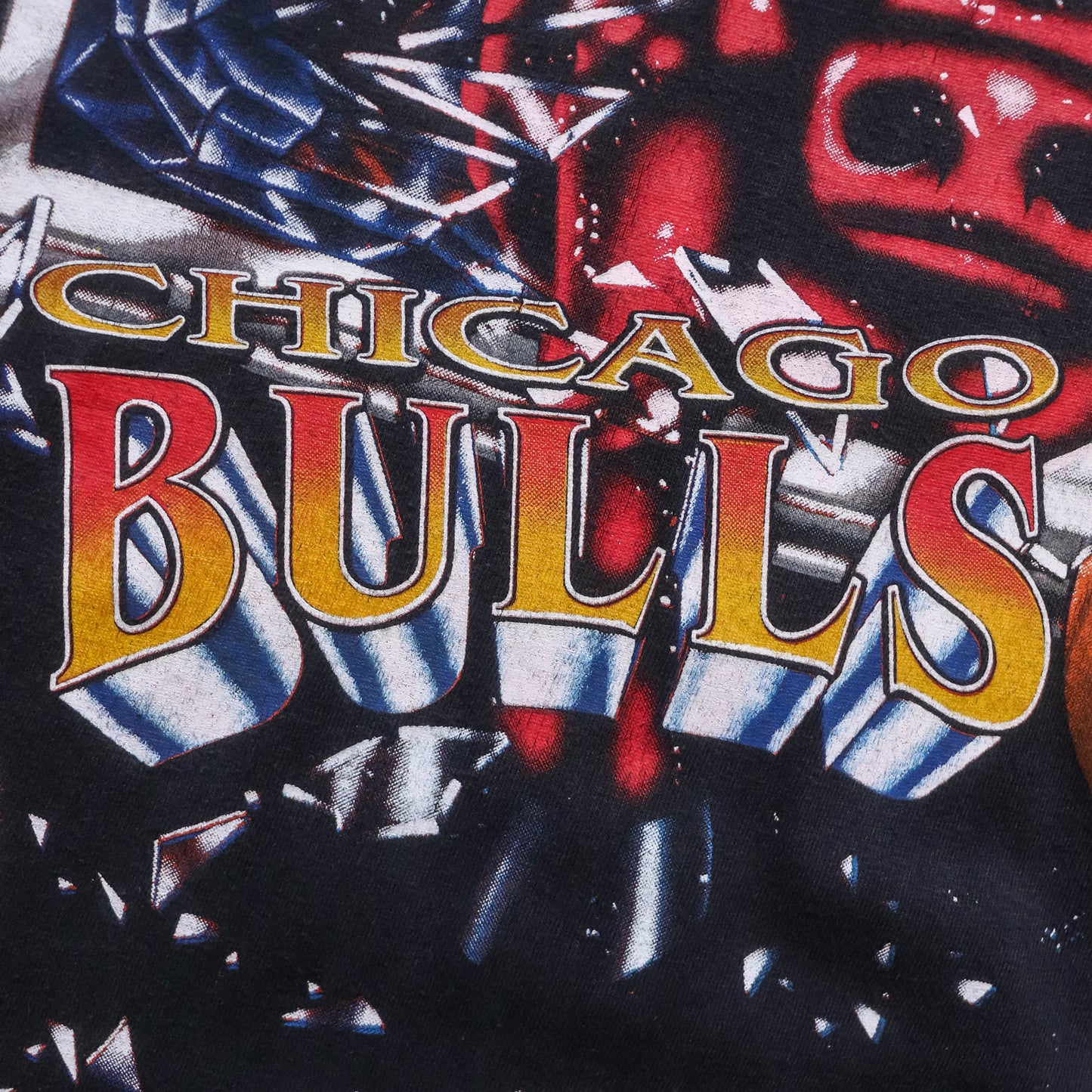 Chicago Bulls Shattered Backboard NBA Tee - 1992 (L)