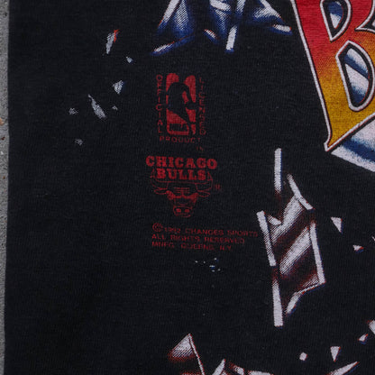 Chicago Bulls Shattered Backboard NBA Tee - 1992 (L)
