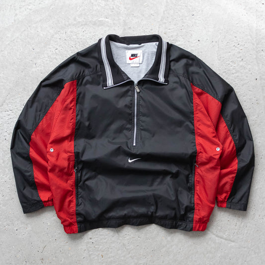 Nike Big Swoosh 1/4 Zip Windbreaker Jacket - 90s (XL)