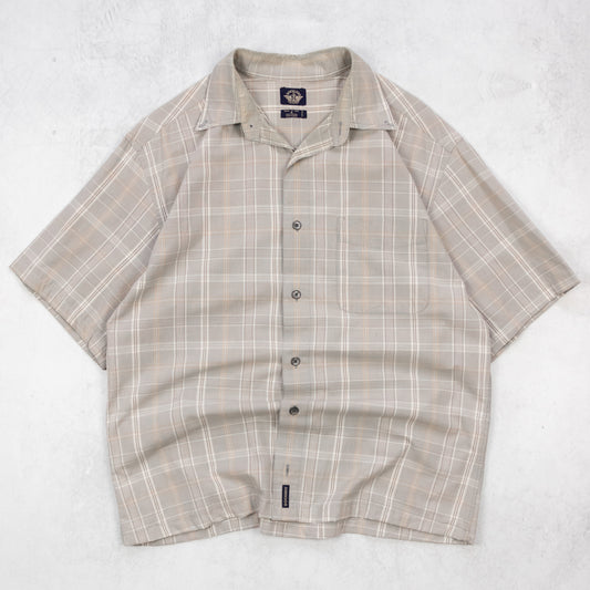 Vintage Dockers Cropped Button Up Shirt - M
