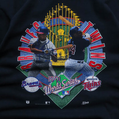 Braves vs Twins MLB World Series Salem Tee - 1991 (L)