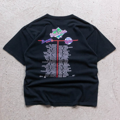 Braves vs Twins MLB World Series Salem Tee - 1991 (L)