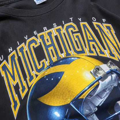 Michigan Wolverines NCAA Salem Helmet Tee - 1992 (XL)