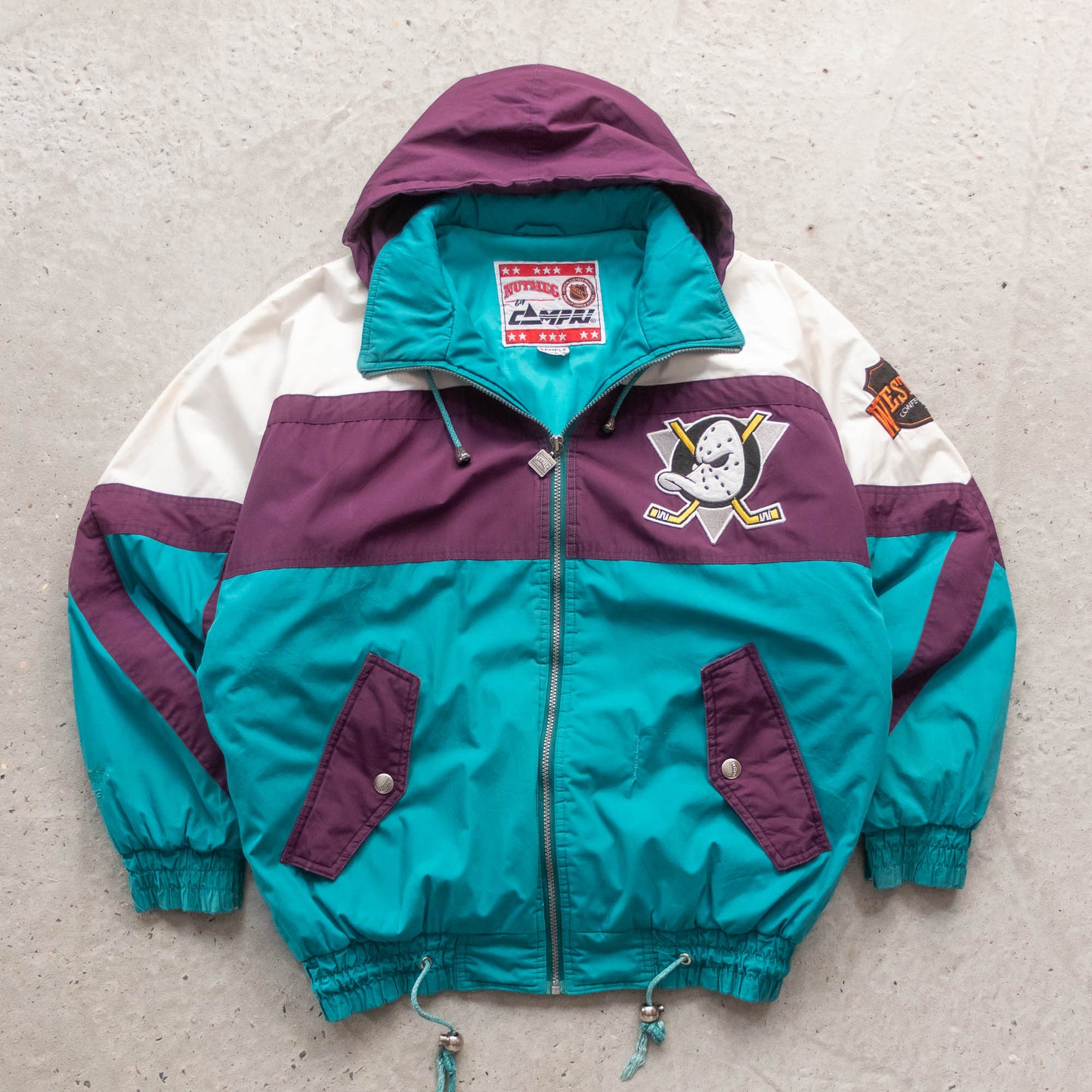 Anaheim Mighty Ducks Nutmeg Sample Jacket - 90s (L)
